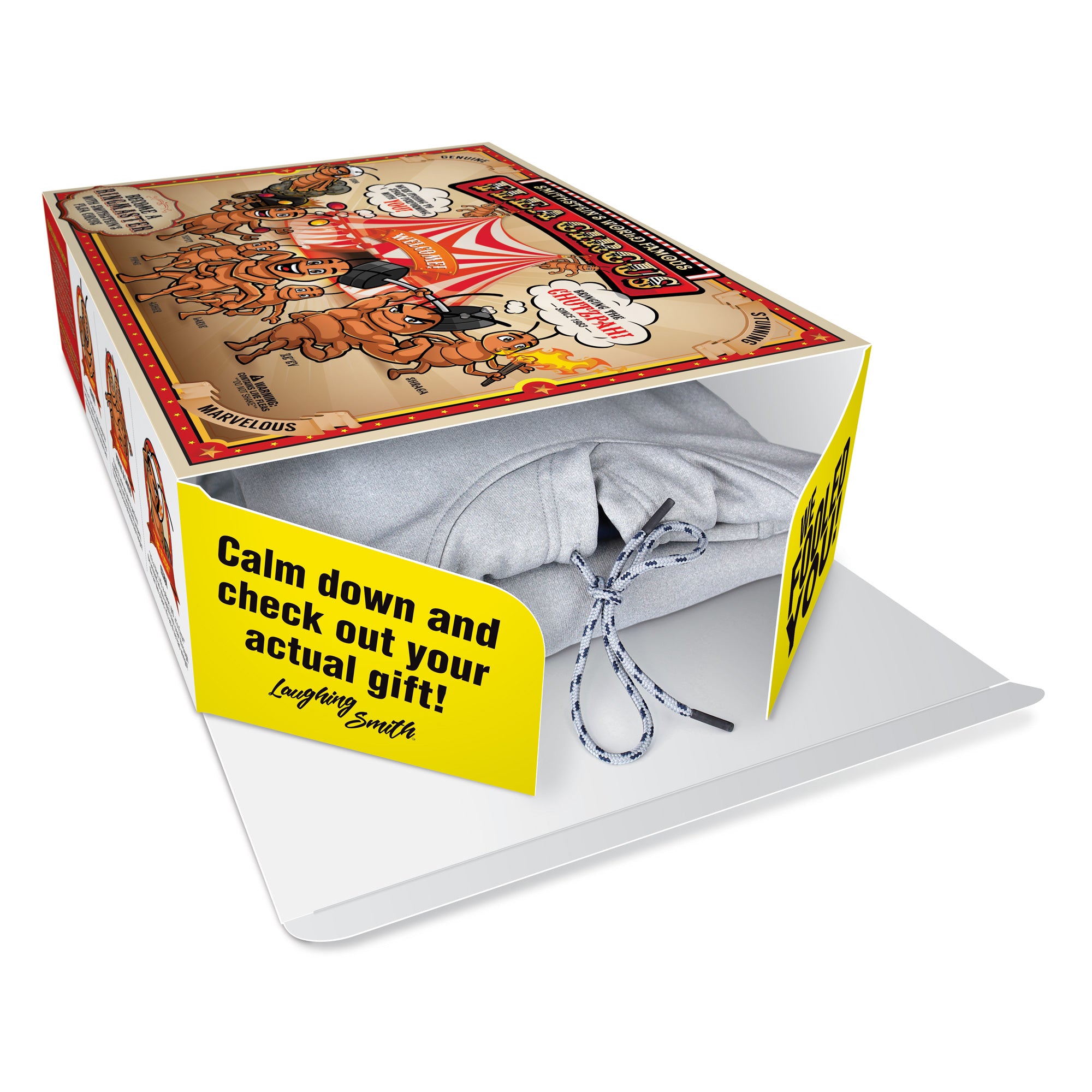 Smithstein's World Famous Flea Circus Prank Gift Box - Unique and Hilarious Gag Gift Box