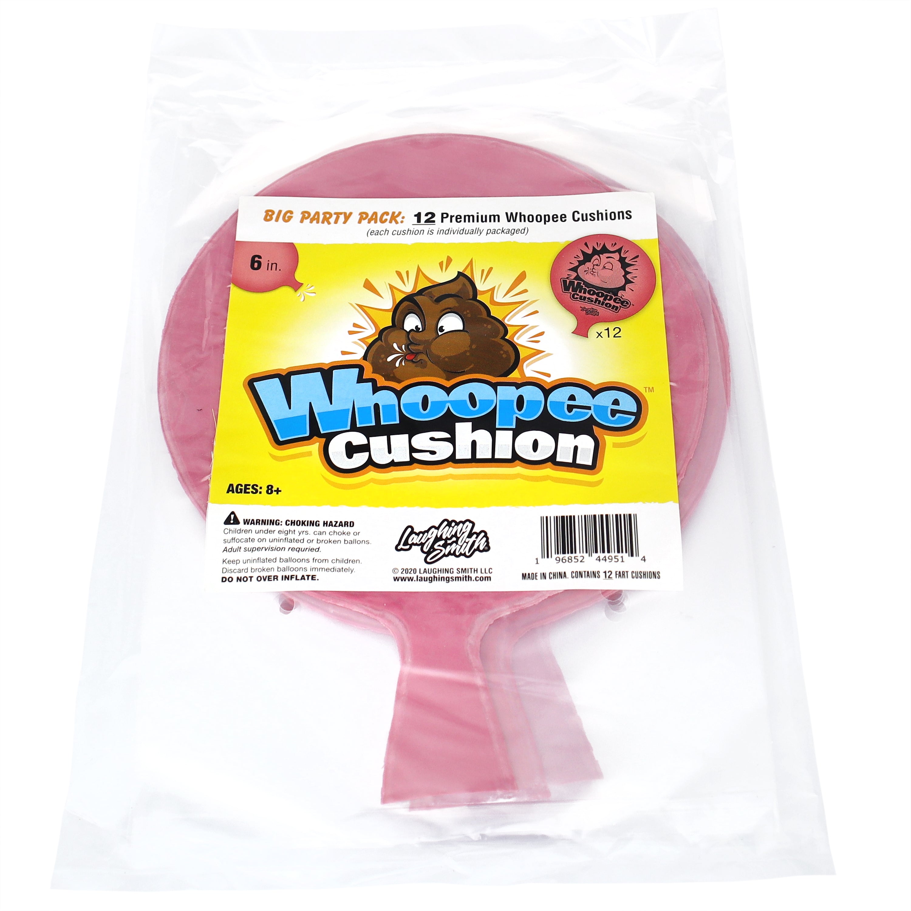 6" 12-Pack Whoopie Cushion Set