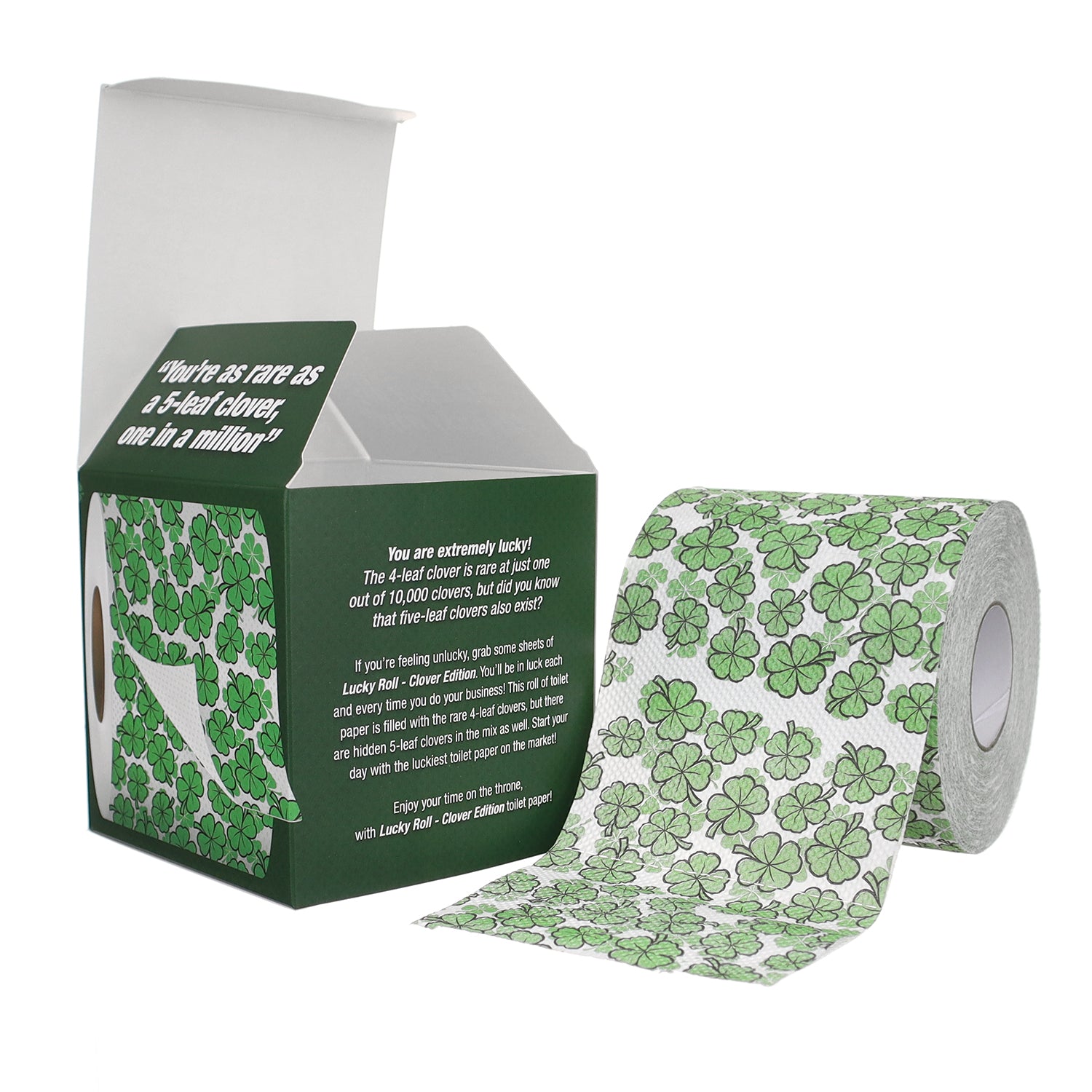 Lucky Roll Four Leaf Clover Toilet Paper