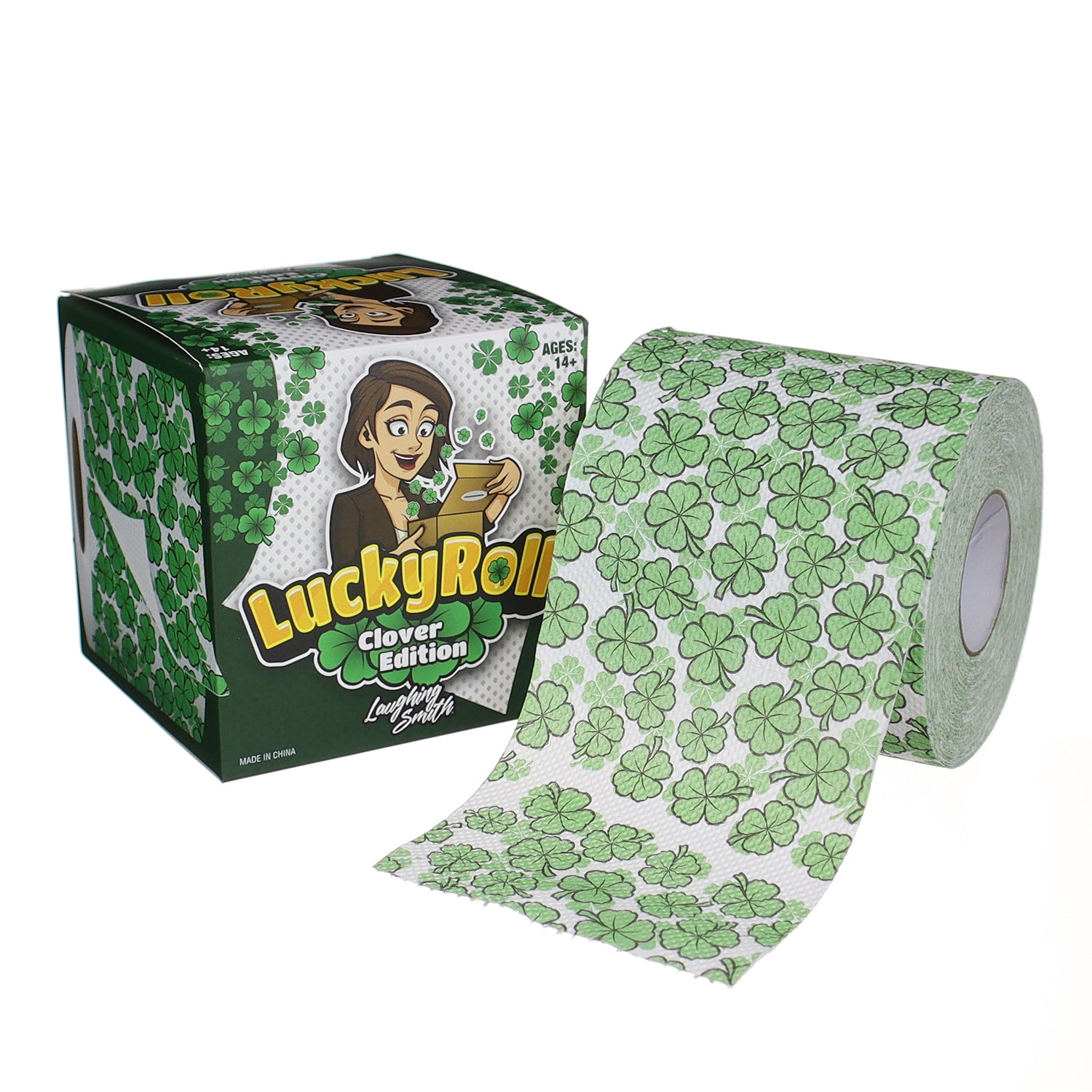 Lucky Roll Four Leaf Clover Toilet Paper