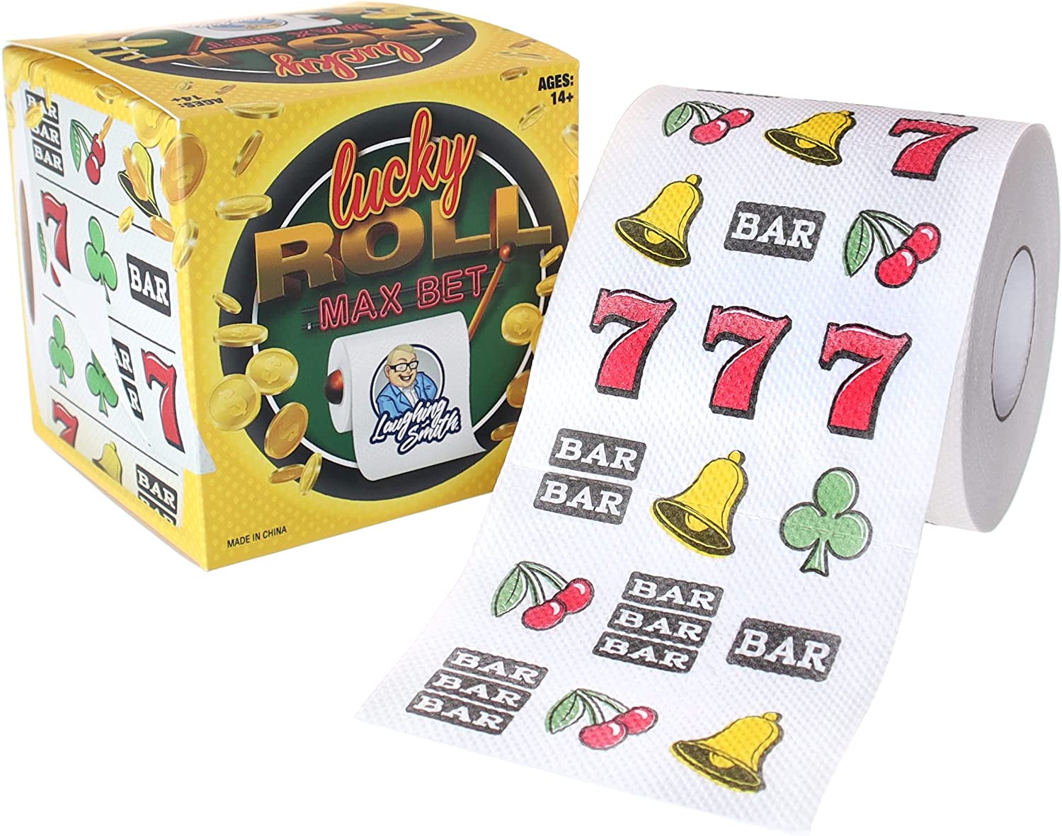 Lucky Roll Max Bet Novelty Toilet Paper