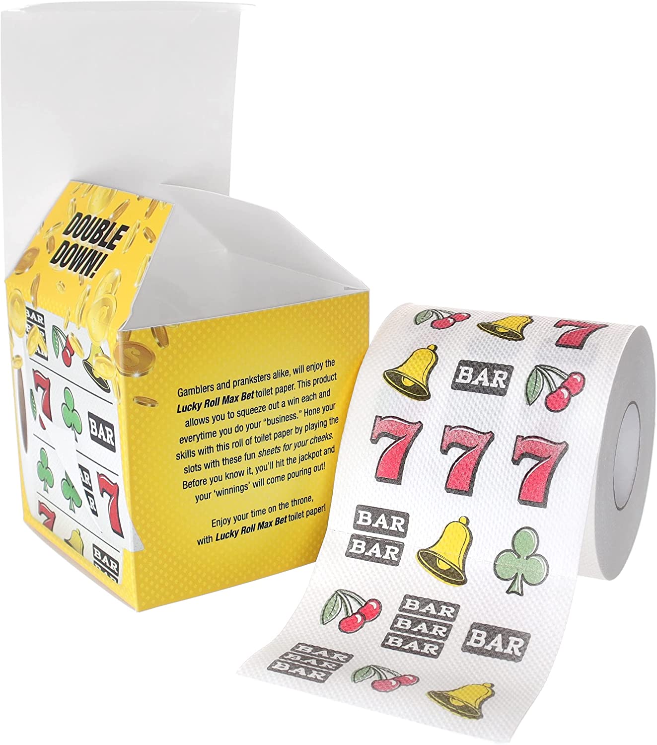 Lucky Roll Max Bet Novelty Toilet Paper