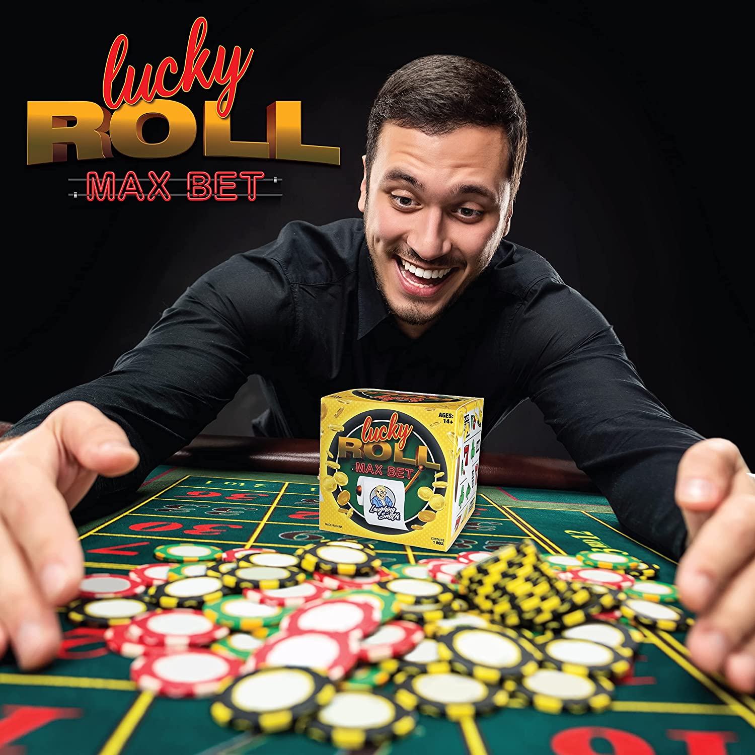 Lucky Roll Max Bet Novelty Toilet Paper