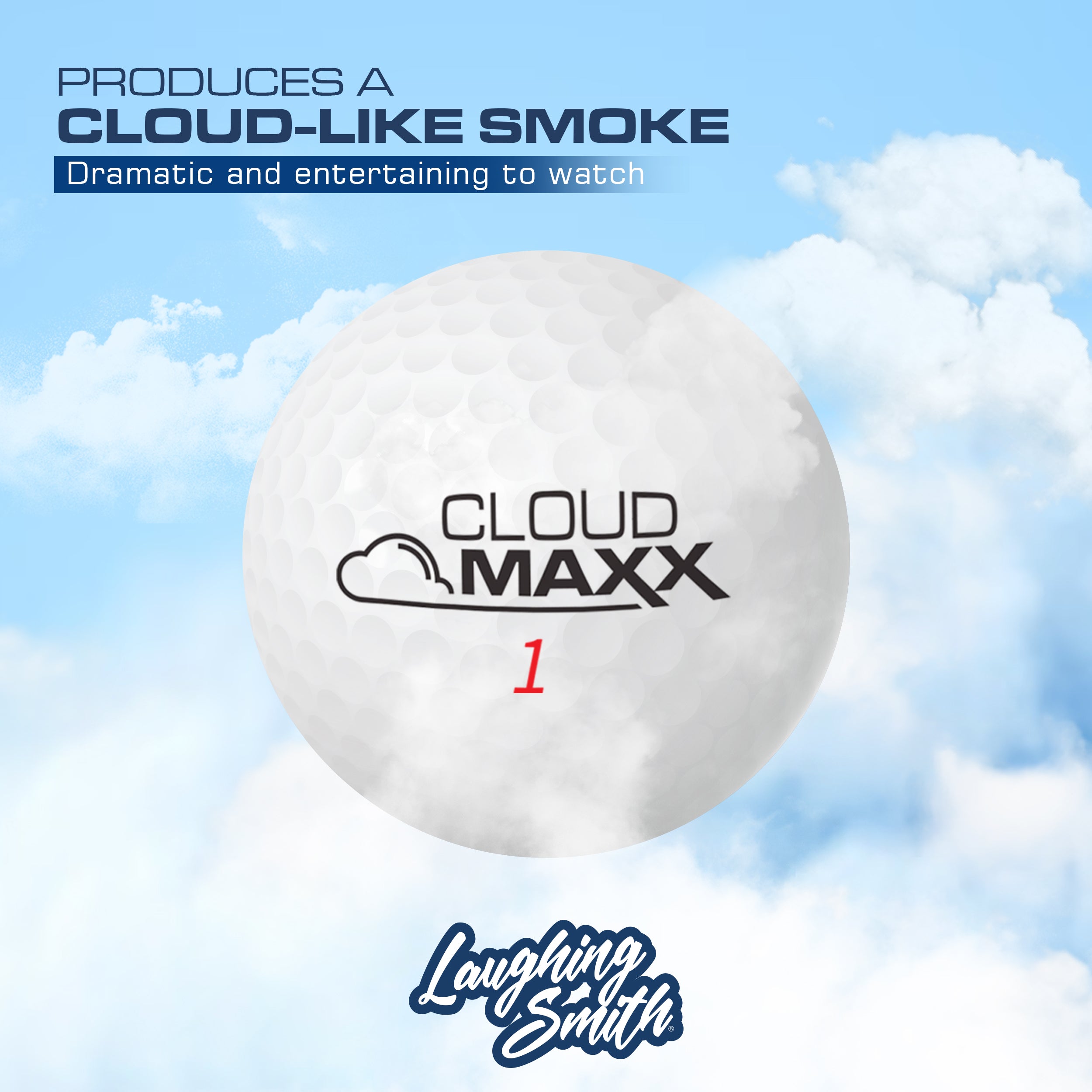 Laughing Smith Prank Golf Balls - Funny Exploding Golf Ball Trick - Gag Golfing Gifts for Men Women Kids - Fun Joke Novelty Golf Lovers Gift Cool Golf Accessories - Prankster Stuff for Adults - 3 Pack