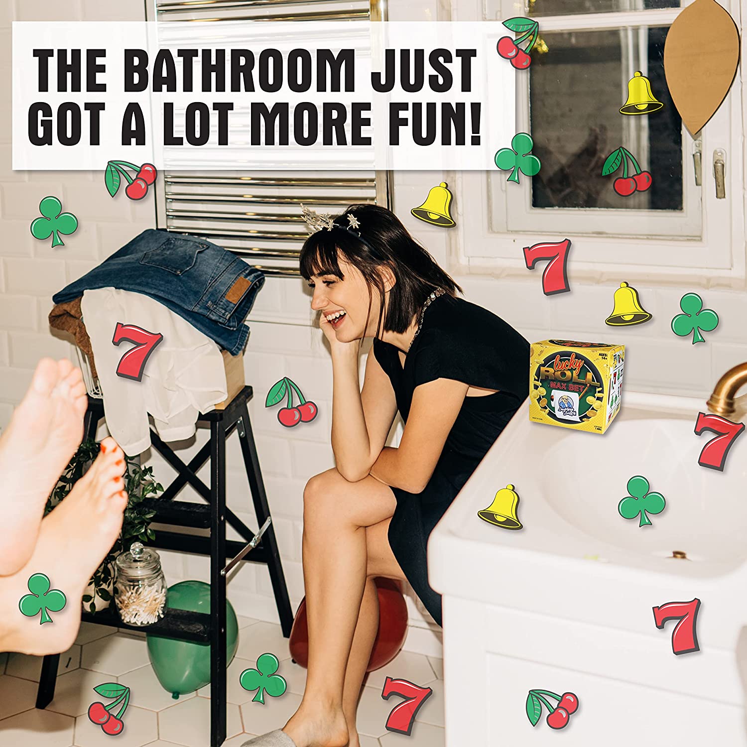Lucky Roll Max Bet Novelty Toilet Paper