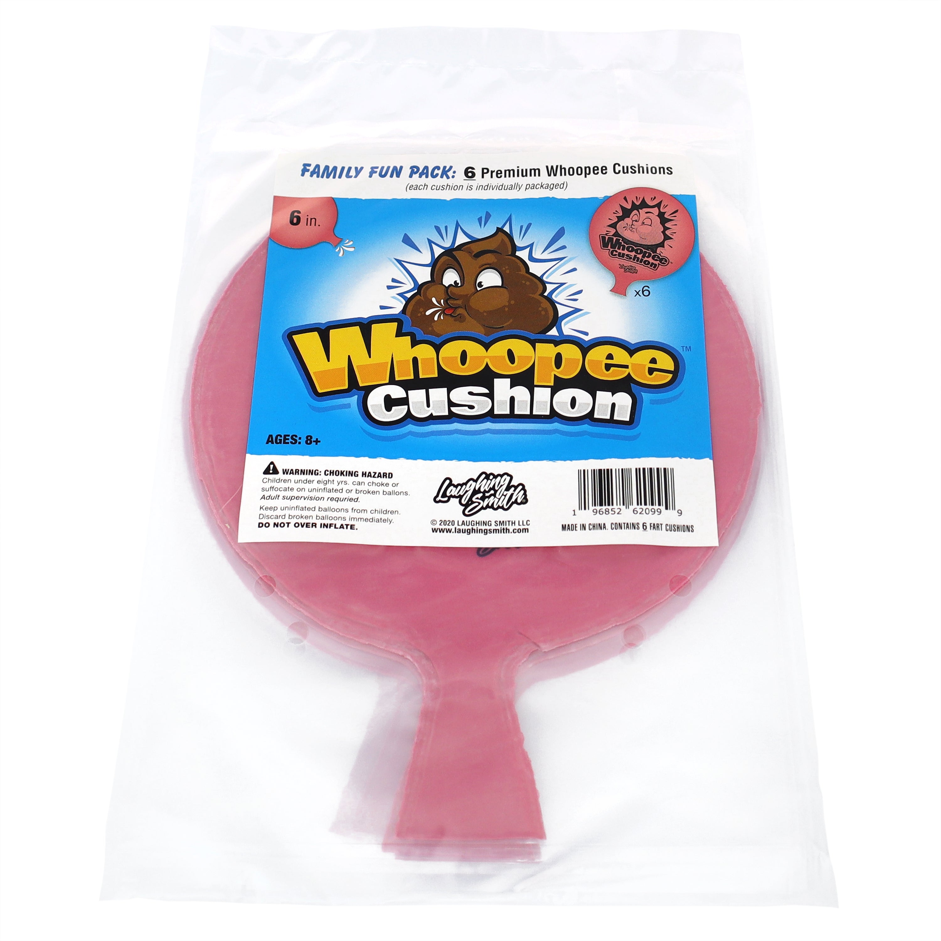 6" 6-Pack Whoopie Cushion Set