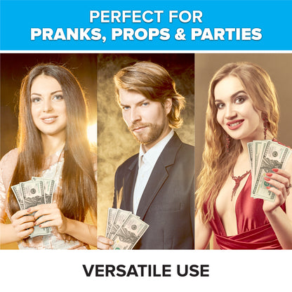 Prank Million Dollar Bills (50pcs) - Fake Movie Prop Play Paper Money Bills