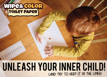 Wipe & Color Funny Toilet Paper