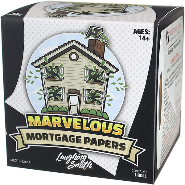 Mortgage Papers Funny Toilet Paper - Gag Gift for New Home - Housewarming