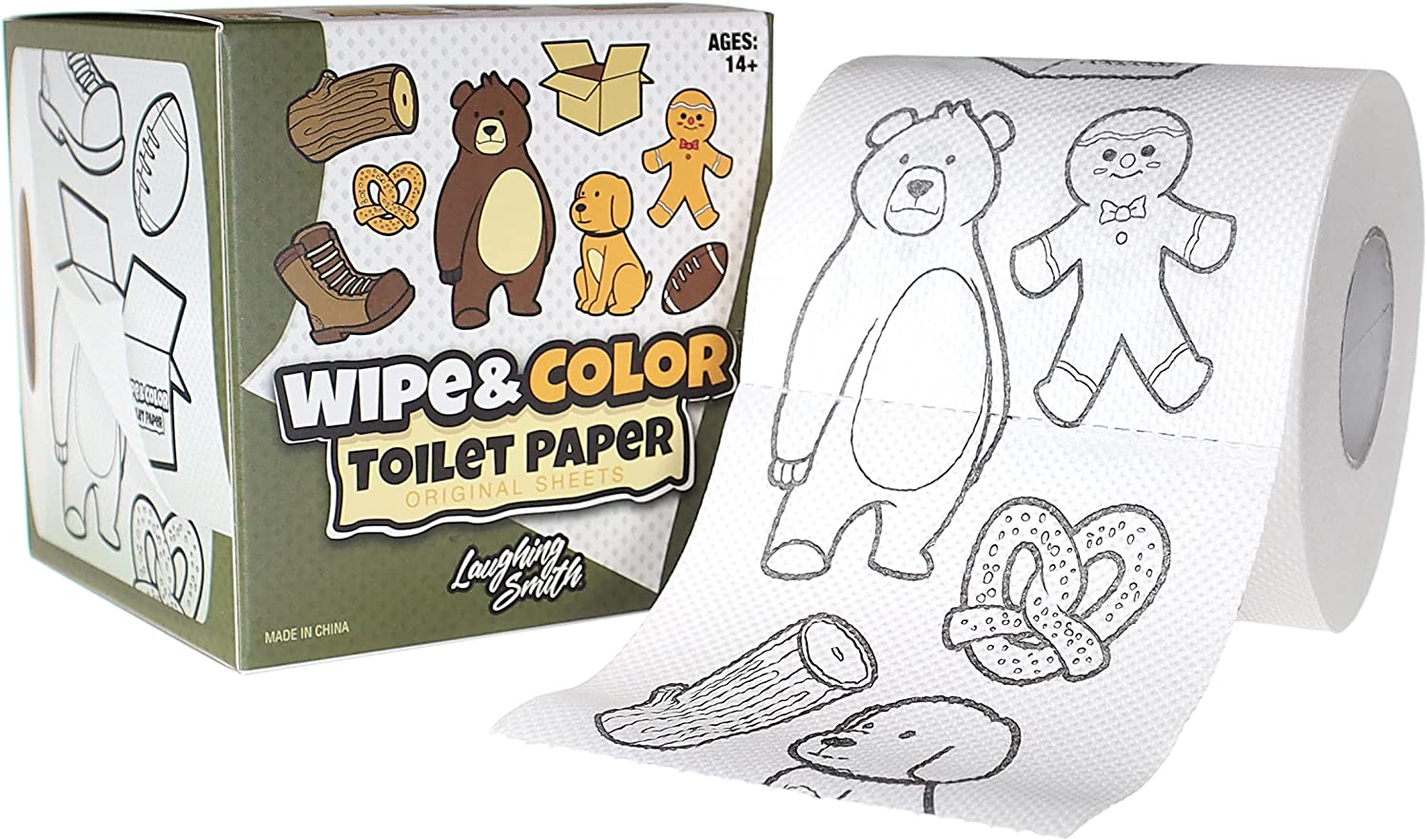 Wipe & Color Funny Toilet Paper