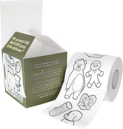 Wipe & Color Funny Toilet Paper
