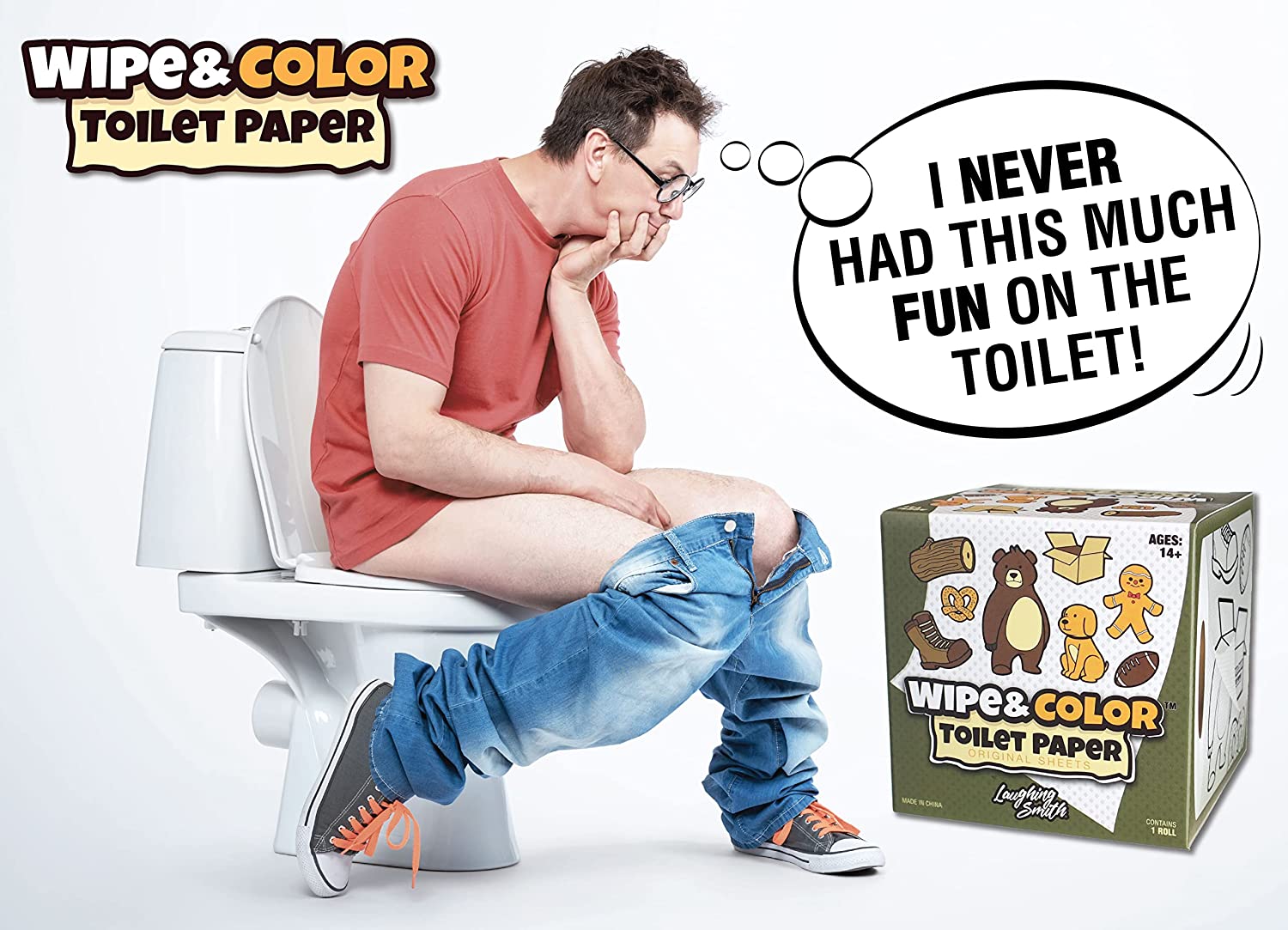 Wipe & Color Funny Toilet Paper