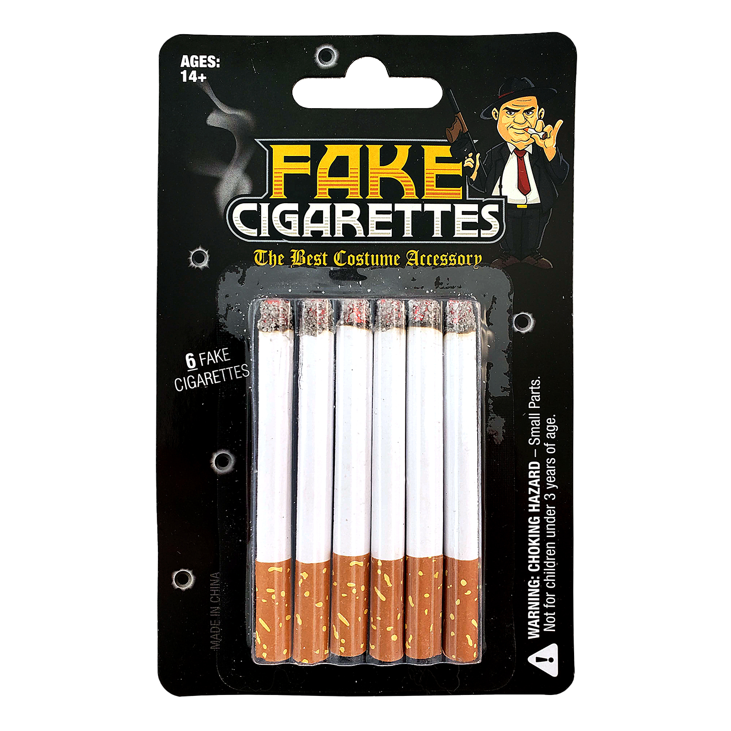Fake Cigarettes (Pack of 6) - Realistic Movie, Stage & Costume Theatre Props