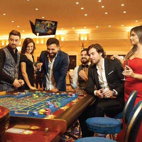 DOUBLE DOWN - Casino Night Fake Scratch Off Cards (5 tickets) - Win $1000 or $5000