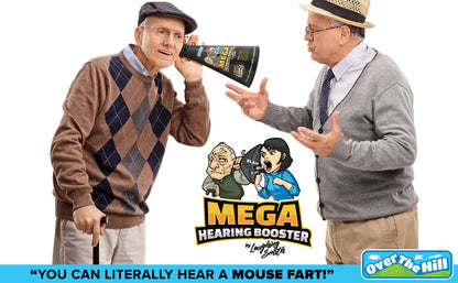 Mega Hearing Booster - Prank Hearing Amplifier Ear Trumpet - Over The Hill