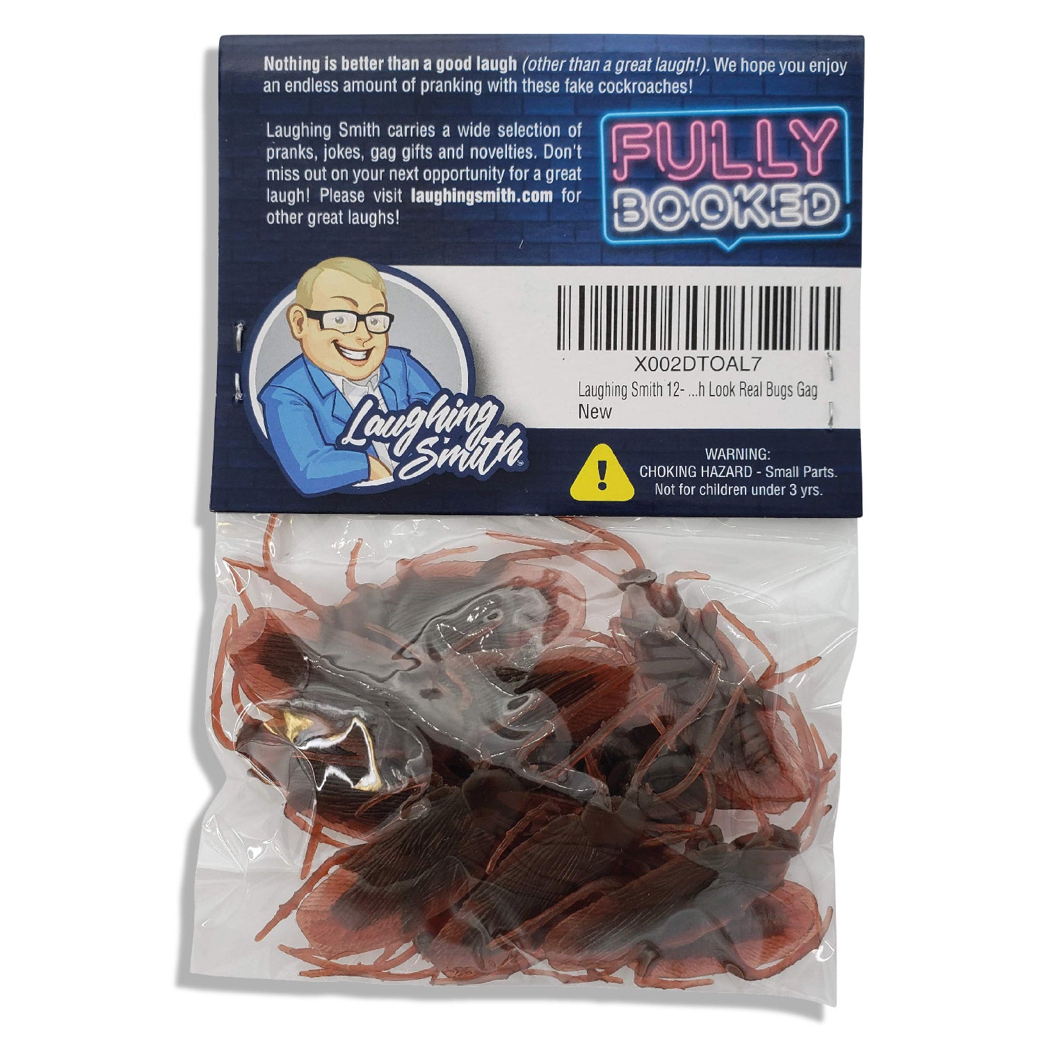 12 x Fake Roaches - Bag of Cockroaches That Look Real - Realistic Plastic Bugs